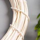 Кольцо ротанг для изготовления ловца снов "Сливочный" d=30 см - фото 23507858