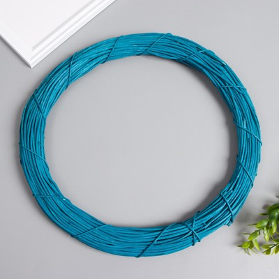 Кольцо для изготовления ловца снов «Синий», d=30 см, ротанг