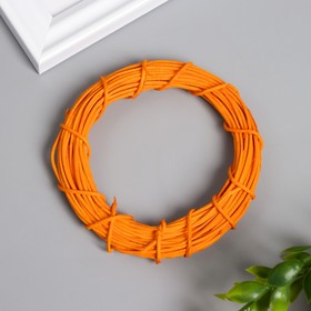 Кольцо ротанг для изготовления ловца снов "Оранжевый" d=10 см