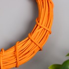 Кольцо ротанг для изготовления ловца снов "Оранжевый" d=10 см - Фото 2