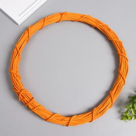 Кольцо ротанг для изготовления ловца снов "Оранжевый" d=30 см