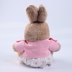 Мягкая игрушка "Little Friend", зайка в платье и розовой кофточке - Фото 7