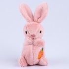 Набор в дорогу с мягкой игрушкой «Зайка», 8 предметов - Фото 3