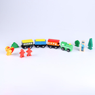 Детали для железной дороги «Паровозик и машинист», набор, 3×18×25 см - Фото 2