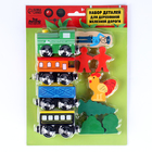 Детали для железной дороги «Паровозик и машинист», набор, 3×18×25 см - Фото 5