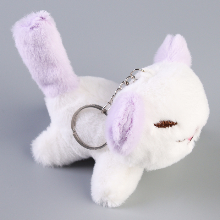 Мягкая игрушка "Кот" на брелоке, 13 см, цвет МИКС