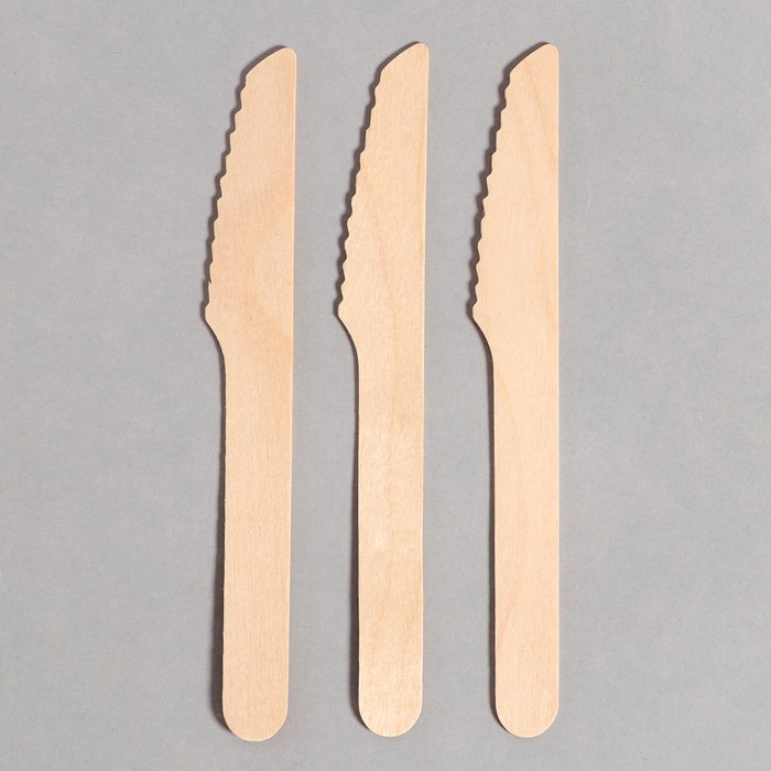 Ножи деревянные, 12 шт - Фото 1