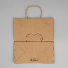 Пакет подарочный крафтовый, упаковка, «Сердце», 22 х 25 х 12 см - Фото 7