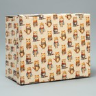 Коробка подарочная складная, упаковка, «Милые котики», 31.2 х 25.6 х 16.1 см - Фото 3