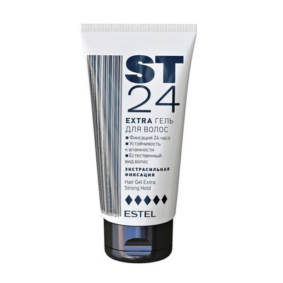 Гель для волос Estel ST24 Extra, экстрасильная фиксация, 150 мл
