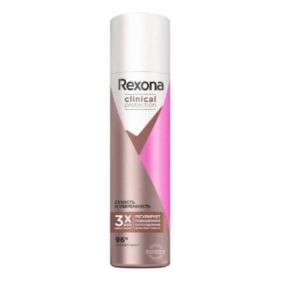 Антиперспирант Rexona Clinical Protection «Сухость и уверенность», 75 мл