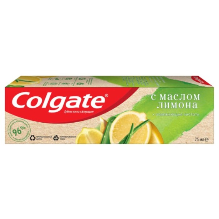 Паста зубная Colgate «Освежающая чистота», с маслом лимона, 75 мл - Фото 1