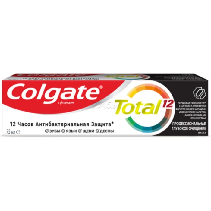 Паста зубная Colgate Total 12, 75 мл - Фото 1