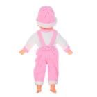 Мягкая игрушка «Кукла», розовый костюм, хохочет - фото 8244653