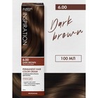 Краска для волос Concept Fusion Inspiration, тон 6.00 тёмно-коричневый, 100 мл - фото 303779576
