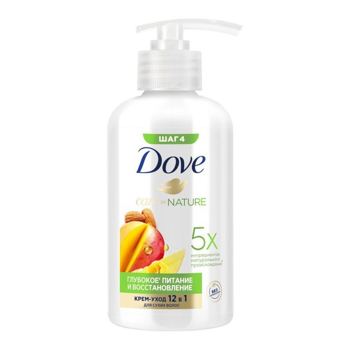 Крем-уход для волос Dove Care By Nature «Глубокое питание и восстановление», 280 мл - Фото 1