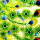 Наклейка интерьерная 3D "Павлин" 52,5х32 см - Фото 2