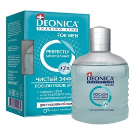 Лосьон после бритья Deonica For Men «Чистый эффект», +Zn, 90 мл