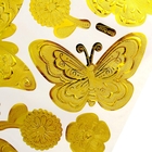 Наклейка пластик "Бабочки и цветочки" МИКС 40х29 см - Фото 3