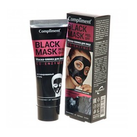 Маска-пленка для лица Compliment Black Mask с Co-enzymes, 80 мл 10286884