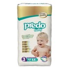 Подгузники Predo Baby Premium Comfort, размер 3, 4-9 кг, 44 шт - фото 110301914