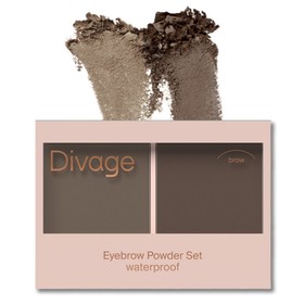 Тени для бровей Divage Waterproof Brow Powder Set, №01