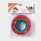 Формы для печенья Доляна «Волна», набор 5 шт., 10×10×3.5 см, пластик, МИКС - Фото 6