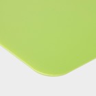 Доска разделочная противоскользящая гибкая Доляна, 33×23 см, цвет зелёный - Фото 3