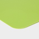 Доска разделочная противоскользящая гибкая Доляна, 33×23 см, цвет зелёный - Фото 5