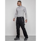 Полукомбинезон горнолыжный утеплённый мужской зимний, размер 48, цвет чёрный - Фото 2