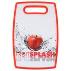 Доска разделочная Доляна «Ассорти», 20×30 см, двойная (бамбук/пластик), цвет МИКС - Фото 1