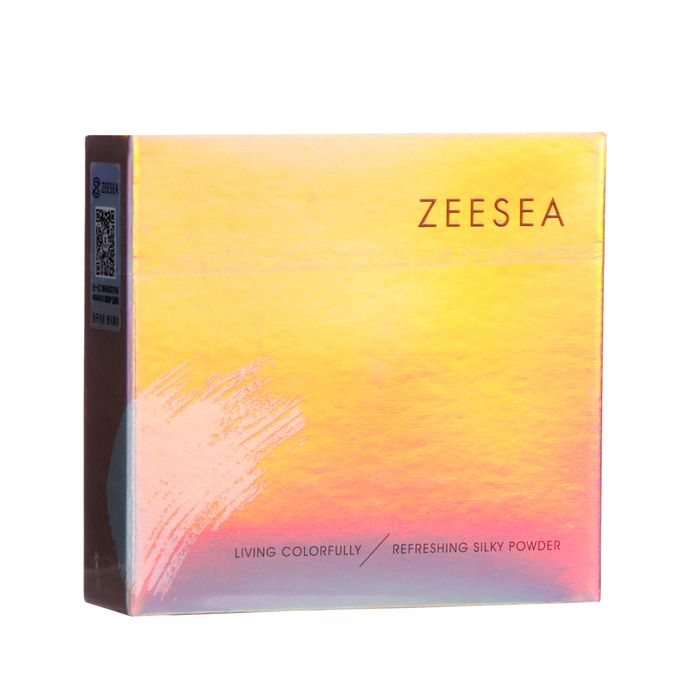 Пудра компактная ZeeSea Refreshing Silky Powder, тон BC03 натуральный, 8 г - Фото 1