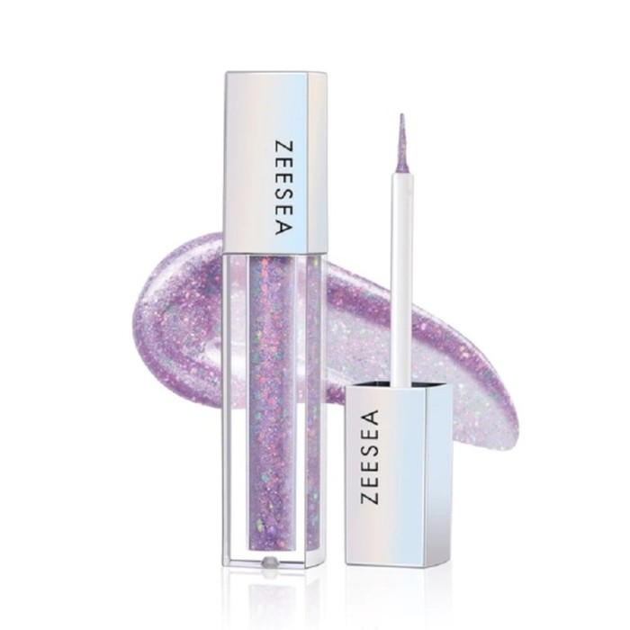 Тени для век кремовые ZeeSea Glitter Liquid Eye Shadow, тон 13, 2.8 г - Фото 1
