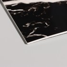 Панель самоклеящаяся 60*30см мрамор черный - Фото 2