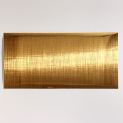 Панель ПВХ самоклеящаяся TAKE IT EASY, 600×300 мм, цвет золотистый