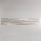 Плитка виниловая самоклеящаяся 91*15см серый ламинат - фото 12056817
