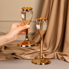 Подсвечник металлический «Безмятежность», стекло, на 1 свечу, цвет золото, 11×11×21 см - Фото 11