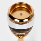 Подсвечник металлический «Безмятежность», стекло, на 1 свечу, цвет золото, 11×11×21 см - Фото 6