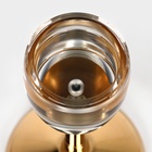 Подсвечник металлический «Безмятежность», стекло, на 1 свечу, цвет золото, 11×11×21 см - Фото 7