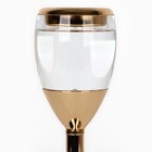 Подсвечник металлический «Безмятежность», стекло, на 1 свечу, цвет золото, 11×11×21 см - Фото 8