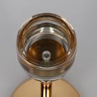 Подсвечник металл, стекло на 1 свечу «Безмятежность», цвет золото 11 х 11 х 25.5 см - Фото 12