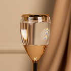 Подсвечник металл, стекло на 1 свечу «Безмятежность», цвет золото 11 х 11 х 25.5 см - Фото 7