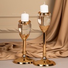 Подсвечник металлический «Безмятежность», стекло, на 1 свечу, цвет золото, 11×11×25.5 см - Фото 10