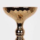 Подсвечник металл на 1 свечу «Ричард» цвет золото 12.5 х 12.5 х 44 см - Фото 5