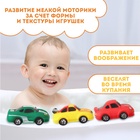 Резиновая игрушка для ванны Крошка Я «Гоночная машинка», 8 см, виды МИКС - Фото 2