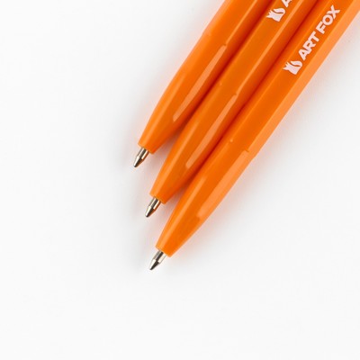 Ручка шариковая с колпачком, пишущий узел 0.7 м «ArtFox»