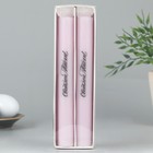 Свечи высокие с нанесением «Светлой Пасхи!», 2 шт., фиолетовые, 19 х 2,1 см. - Фото 3