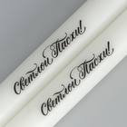 Свечи высокие с нанесением «Светлой Пасхи!», 2 шт., белые, 19 х 2,1 см. - Фото 5