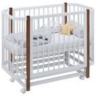 Кровать детская Polini kids Simple 350, цвет белый-дуб, крафт - Фото 2