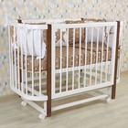 Кровать детская Polini kids Simple 350, цвет белый-дуб, крафт - Фото 11